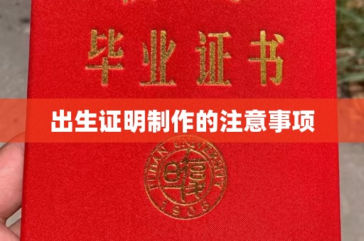 贡嘎出生证明制作的注意事项