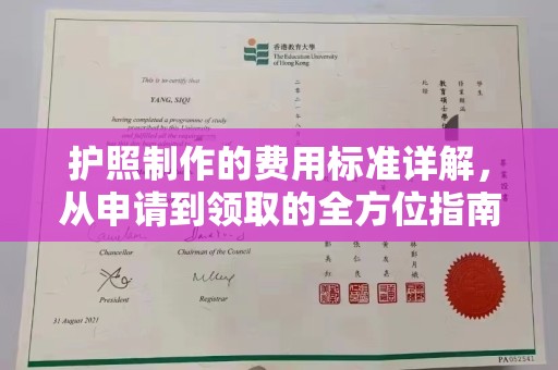 东区护照制作的费用标准详解，从申请到领取的全方位指南